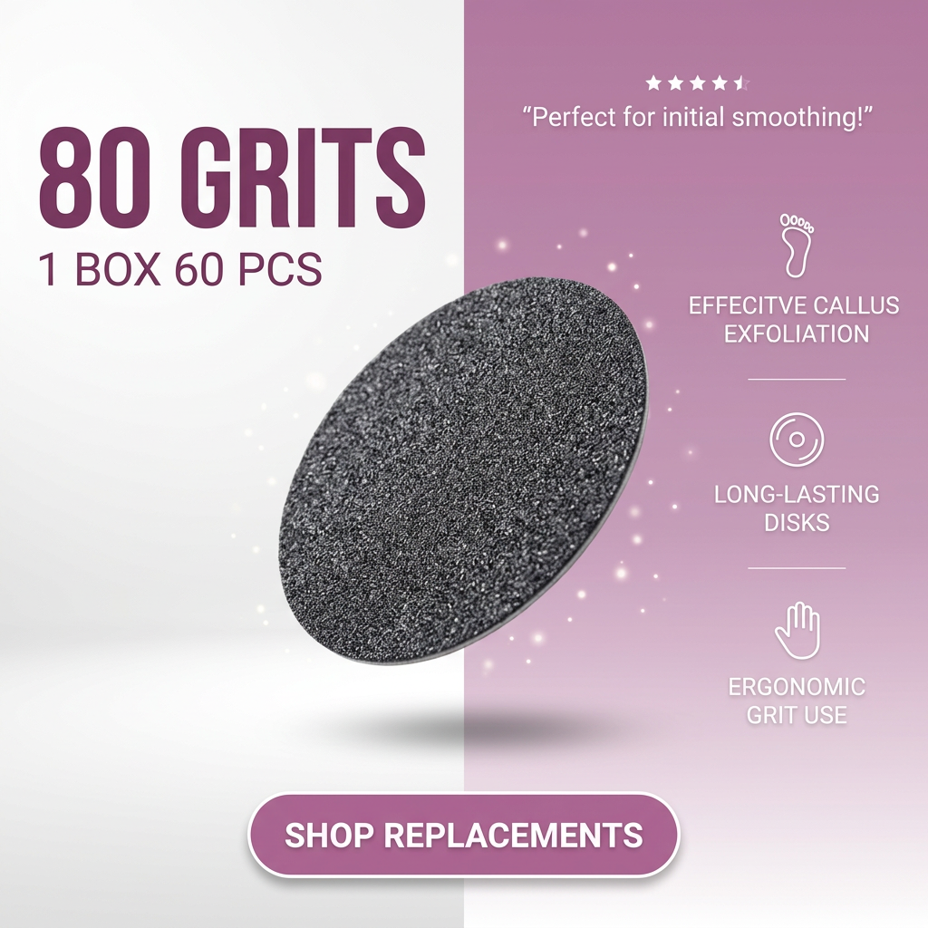 60-Pack Sandpaper Disks