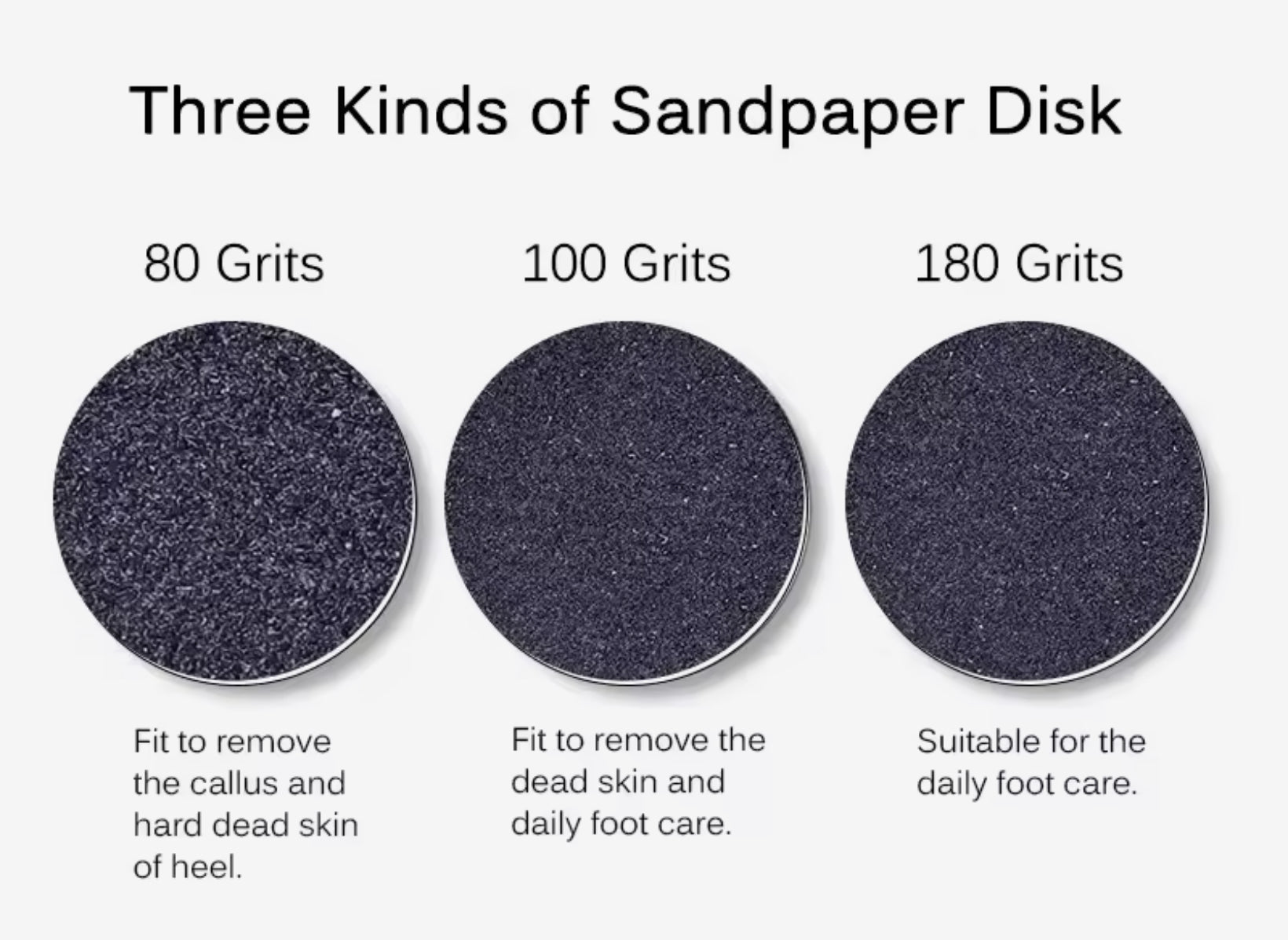 60-Pack Sandpaper Disks