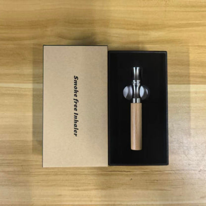 [kits:none] Morti inhaler in its wood-tone gift box