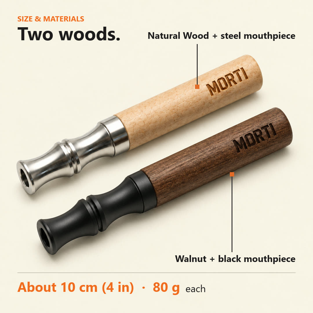 Size and materials: Natural Wood and Walnut pens